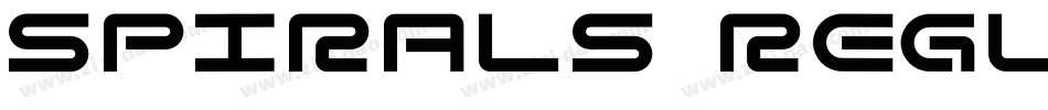 Spirals Regular字体转换